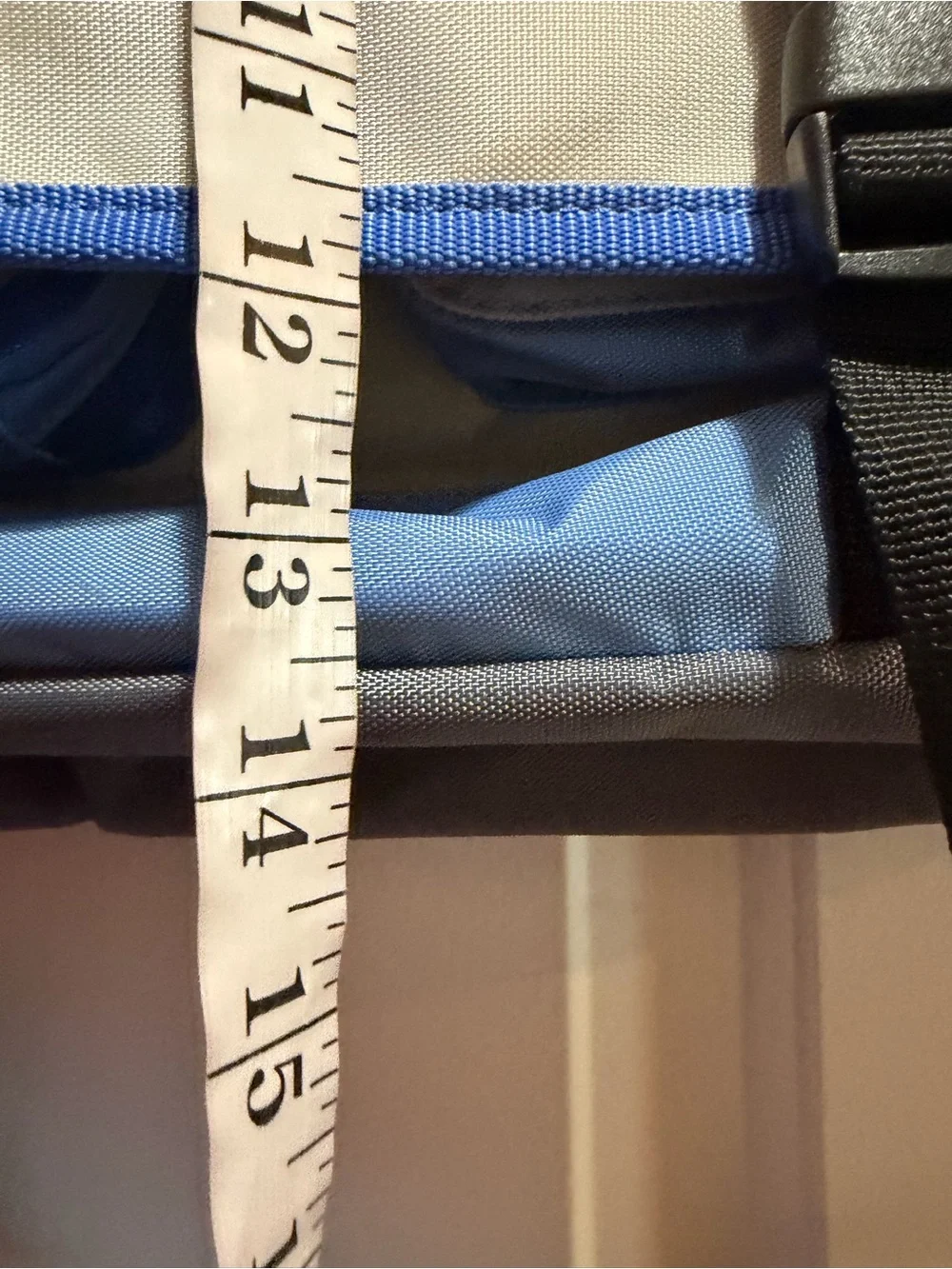 NWT GAP Light Blue and Gray Padded Messenger Bag